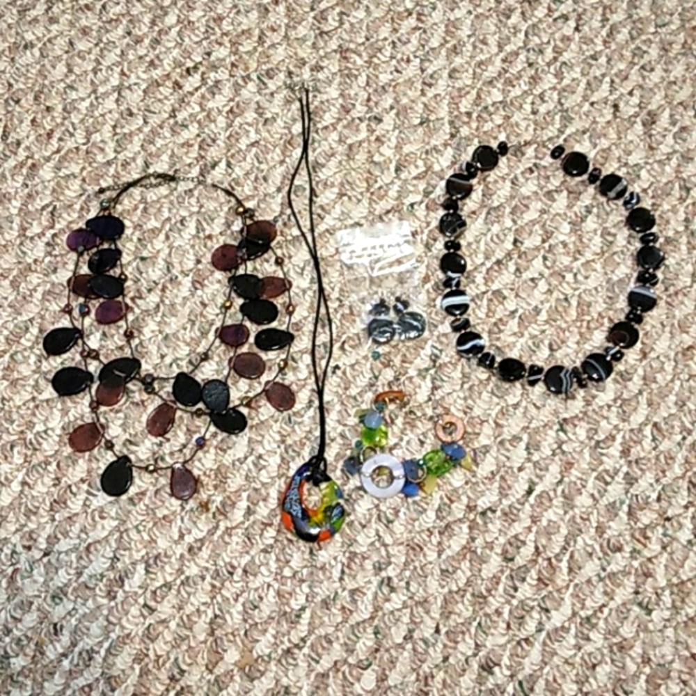 Glass jewelry bundle